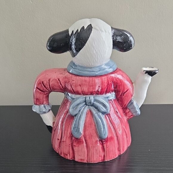 Vintage Cow Ceramic Teapot - Picture 3 of 10